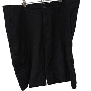 Sun and Stone Men's Frank 10" Cargo Shorts Black Color Size 40